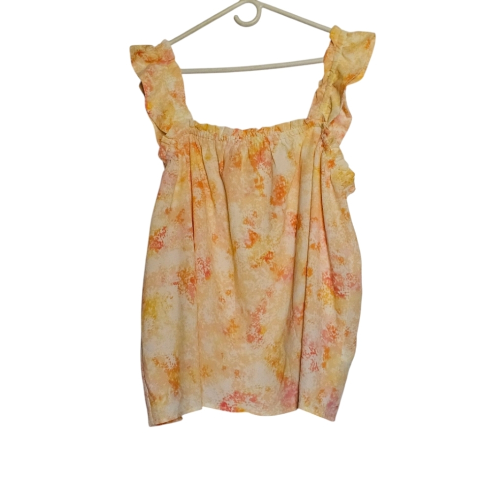 🔥 Lularoe Daisy Ruffle Strap Top Size 2XL